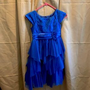 Royal blue formal dress
